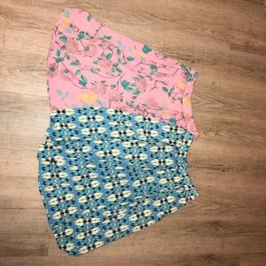 2 nearly new lularoe “Madison” skirts